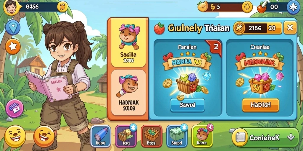f08 - Tangkapan layar menampilkan grafik menawan dari dunia game.