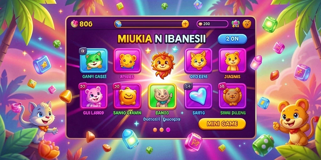 jakartawin - Tampilan menu permainan yang variatif dan mudah diakses.