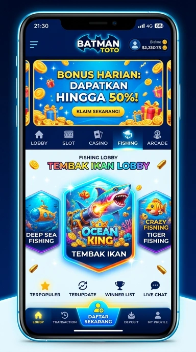 Layar utama batmantoto — antarmuka bersih setelah instalasi